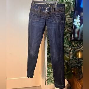 Just Cavalli Low Rise Dark Wash Jeans